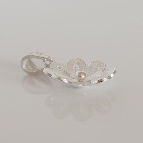 Sterling Silver Pendants SET of 3 and One Stainless Steel Chain - Picture 5 of 12